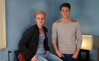 Bonus Video of Ben & Jaden's Photo Shoot - Straight Lads Wank Each Other!