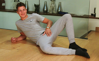 Bonus Video of Jack Stewart's Photo Shoot - Tall & Lean Pup Shows his Big Uncut Cock & Smooth Hole! 