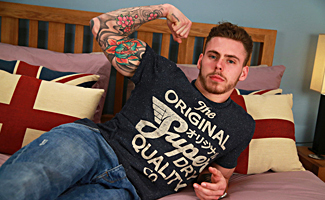 Bonus Video of Patrick's Photo Shoot - Straight Young Footballer Shows Off!