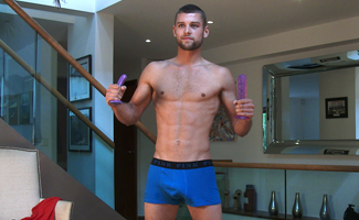 Bonus Video of Rufus Fitzroy's Photo Shoot - Athletic Straight Young Pup Back to Pump his Hole!