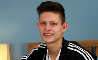 Bonus Video of Ryan Ledson's Photo Shoot - Young Footballer Shows us his Big Uncut Cock!