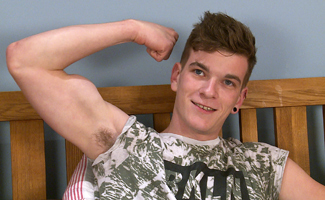 Cheeky Straight Lad Caspar Wanks his Long & Thick Uncut Cock & Jizzes Loads!