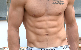 Confident Str8 Hunk Scott - Shows Off His Muscular Body and Shoots a Massive Load!