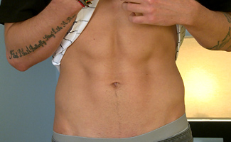 Handsome and Fit Sam Shows His Boxing Moves and Very Thick Uncut Cock!