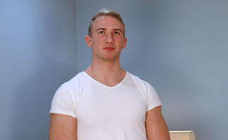 Muscular Straight Lad David Kolar 1st Time Wanked & Sucked by a Man, Lucky Dominic!