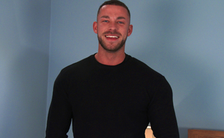 Muscular Straight Man Conall Shows us his Big Uncut Cock & Fires Loads of Cum!