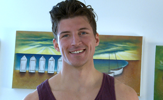 Straight Athlete Jasper Pumps Up His Body & His Uncut Cock Explodes!