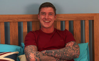 Straight Boxer Jack Appleton Shows Us His Muscular Body and Long Thick Uncut Cock!