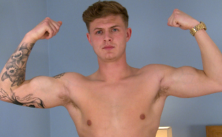 Straight Lad Jack Shows Off His Hot Body and Huge Uncut Cock!