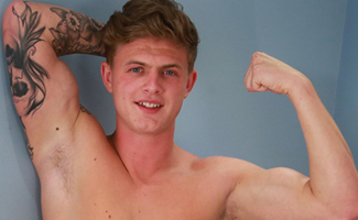 Straight Lad Jack Wanks His Long and Chunky Uncut Cock and Shows off his Hole!