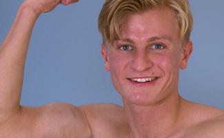 Straight Lad Josh Shows off his Defined Athletic Body, Hard Uncut Cock & Smooth Hole!