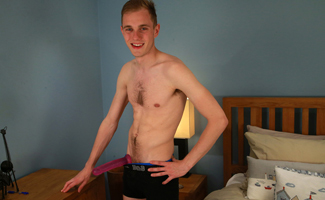 Straight Lad Luke Pounds his Hole for the First Time and Loves it!