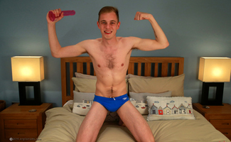 Straight Lad Luke Pounds his Hole for the First Time and Loves it!