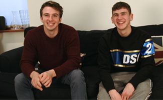 Straight Lads Finn & Dominic Wank Each Other's Big Uncut Cocks & Shoot their Loads!