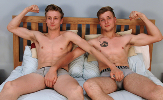 Straight Lads Liam Cullen and Jack Harper Explore Each Other, Jack Sucks for 1st Time!