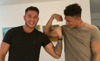 Straight Mates Harry and Dean are Massive Teases & Both Have Massive Uncut Throbbing Erections!
