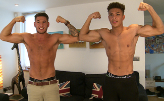 Straight Mates Harry and Dean are Massive Teases & Both Have Massive Uncut Throbbing Erections!