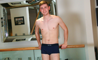 Straight Stunner Tanner Wanks his Huge Uncut Cock & Shoots his Load Everywhere!