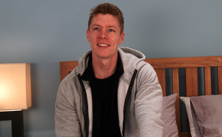 Straight Tall Eddie Reveals his Muscular Body and Big Uncut Secret Weapon!