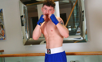 Straight Young Boxer Mitch Wanks his Hard Uncut Cock & Pumps his Hole with a Dildo! 