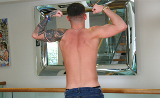 Straight Young Footballer Jack Shows off his Lean Body & Wanks his Rock Hard Uncut Cock!