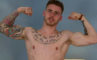 Straight Young Footballer & Singer Shows off His Ultra Hard Uncut Cock & Shoots Far!