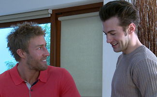 Tall & Athletic Young Straight Hunk Josh gets his First Man Blow Job - and a Good Rimming!