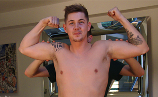 Young Cheeky Lads Hunter Hay and Dominic Wank Their Big Uncut Cocks!