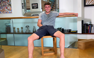 Young Fit Hunk Breaks the Site’s Record & Wanks His Hard Uncut Cock & Cums Six Times in a Row!