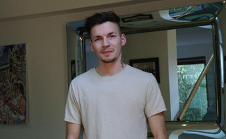 Young Gardener Shane Bibby Shows Off his Lean Body and Big Stiff Uncut Cock!