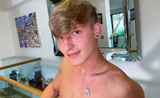 Young Handsome Hal Shows off his Tanned Lean Body & Wanks his Hard Uncut Cock & Cums! 