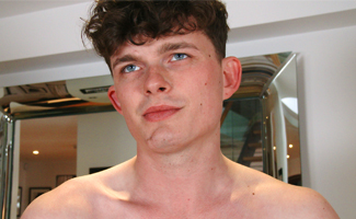 Young & Lean Dustin Shows off His Lean Body & Pumps his Thick Uncut Cock & Shoots Big!