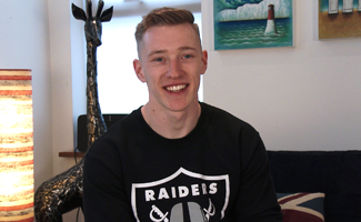 Young Straight Blond Hunk Tom Reveals His Ripped Body and Ultra Big Uncut Cock!