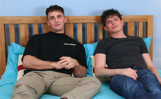 Young Straight Dustin gets Fucked for the 1st Time & it's Muscular Hunk Carter Pounding his Hole!