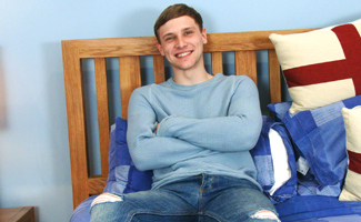 Young Straight Footballer Danny's 1st Man Suck and it's with Naughty Dominic's Massive Uncut Cock!
