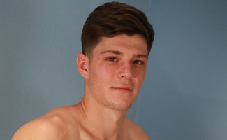 Young Straight Footballer John Shows off his Lean Body & Chunky Uncut Cock!