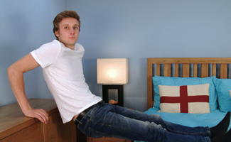 Young Straight Footballer Liam Cullen's 1st Massage and Manhandling!