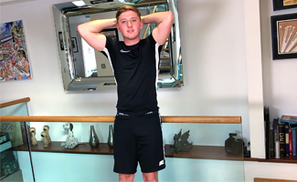 Young Straight Lad Noah Shows off his Body & Wanks his Hard Uncut Cock & Squirts Big!