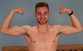 Young Straight Lad Noah Shows off his Toned Body & Very Hard Uncut Rocket Cock!