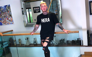Young Straight & Muscular Nathan Shows off his Body & Wanks his Cock & Shoots his Load!
