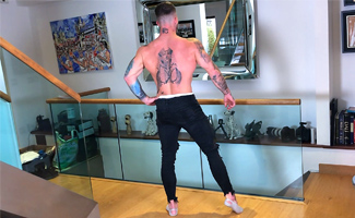 Young Straight & Muscular Nathan Shows off his Body & Wanks his Cock & Shoots his Load!