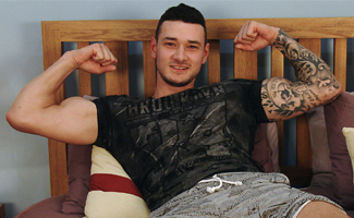 Young Straight PT Dane Spencer Shows his Hairy Body & Shoots & Shoots Far!
