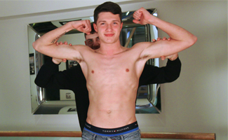 Young Straight Pup Marco gets Wanked by Naughty Dominic & Both Studs Shoot Massive Loads!