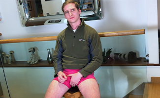 Young Straight Vaughan Wanks his Solid Uncut Cock & Squirts a Huge Load Everywhere!