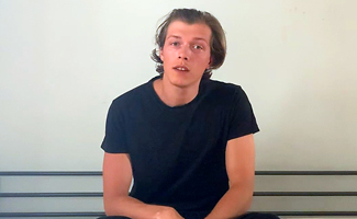 Young Stud Aiden Wanks his Huge Uncut Cock at Home & Fingers his Tight Hole & Shoots his Load! 
