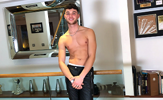 Young Toned Footballer Wanks his Hard Uncut Cock & Squirts a Load of Cum Everywhere!